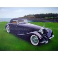 1934 Voisin C15 Roadster oil painting